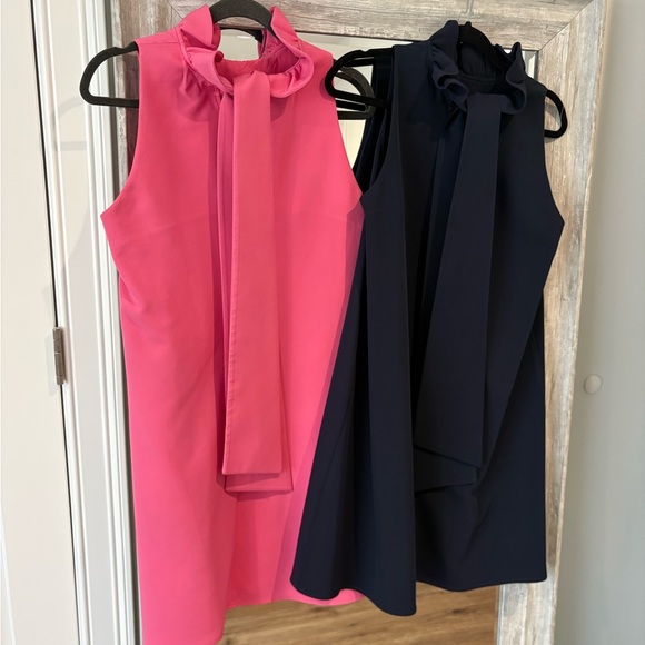 Dresses & Skirts - Hot Pink and Navy Blythe Dress from Tuckernuck